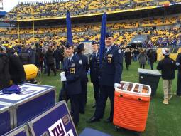 Color Guard at the Steelers Game Fall 2016